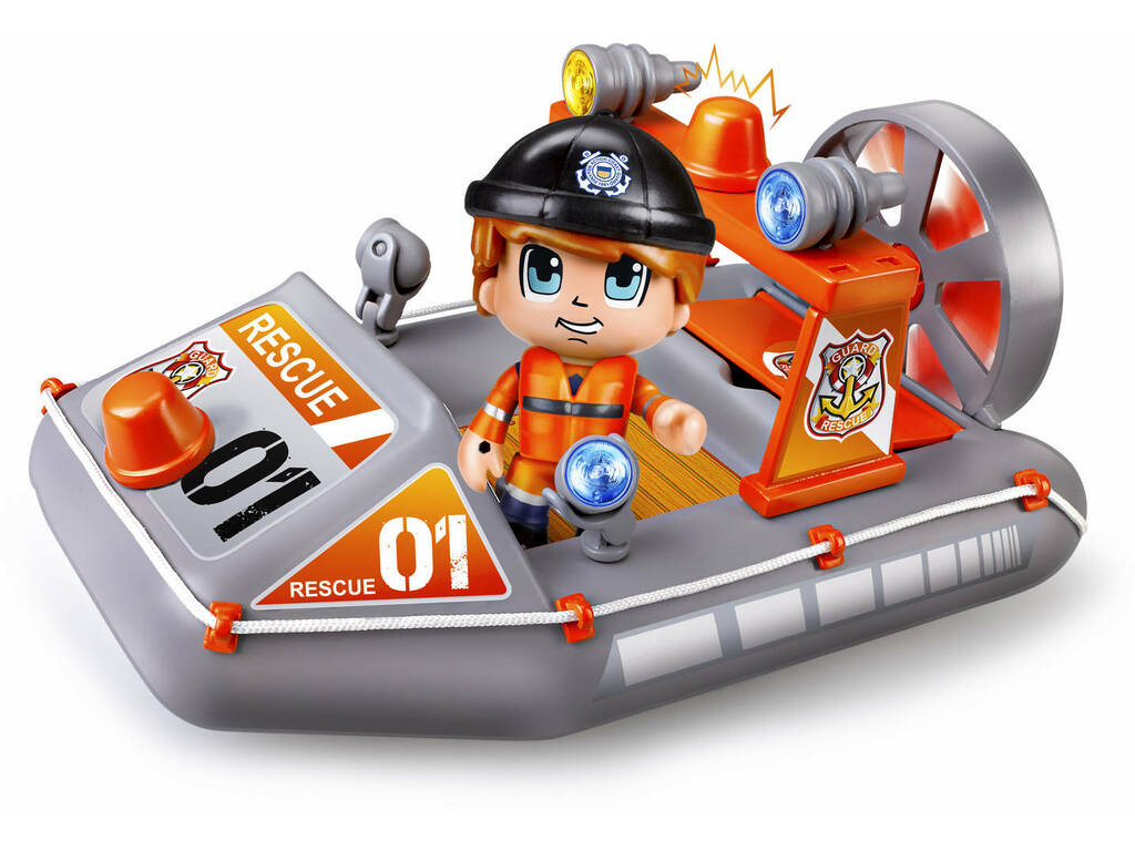 Pinypon Action Motoscafo Salvataggio con Figura Famosa 700015050