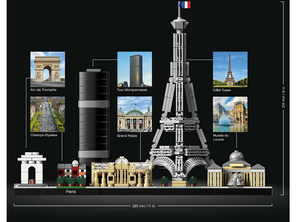 Lego Architectura Parigi 21044