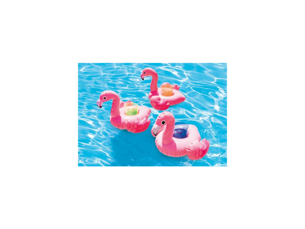 Repose Verres Gonflables Flamants Pack de 3 unités Intex 57500 