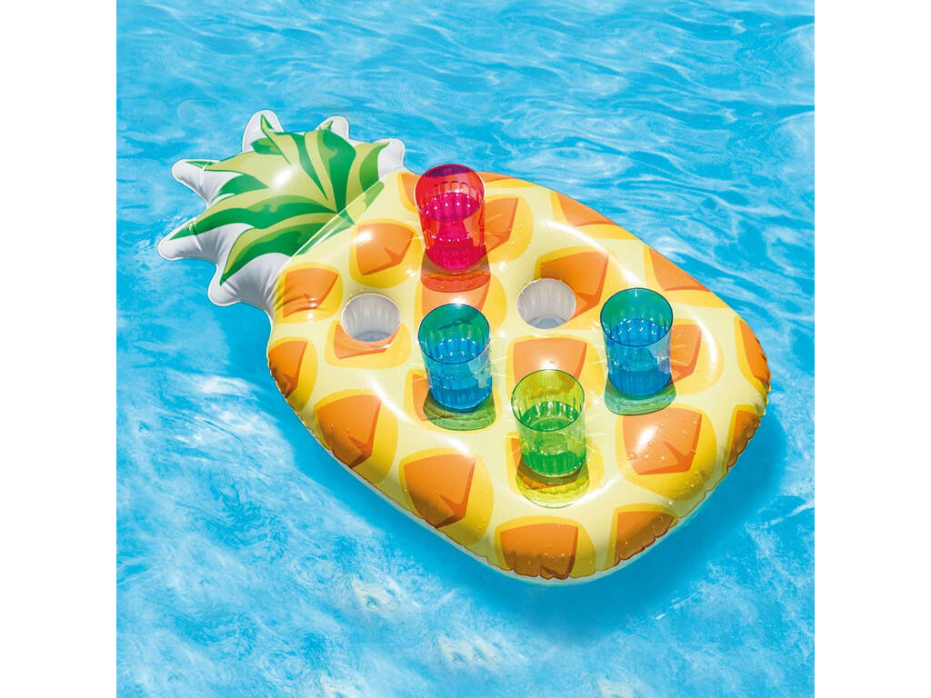 Ananas Porta Bicchieri Gonfiabili 97x58 cm Intex 57505