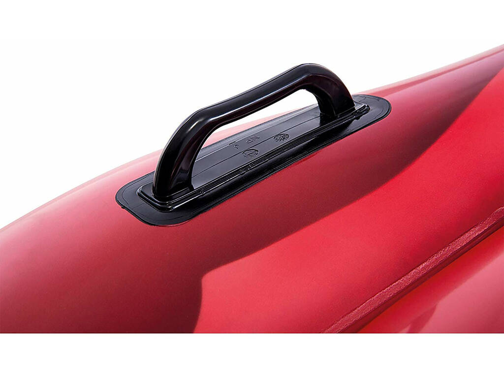 Matelas Gonflable Rose Rouge Réaliste 137 x 132 cm. Intex 58783