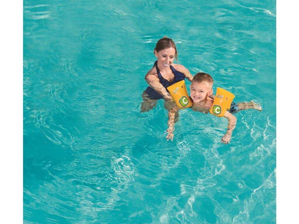 Braccioli 30x15 cm Swim Safe Abc Step C Giallo Bestway 32110