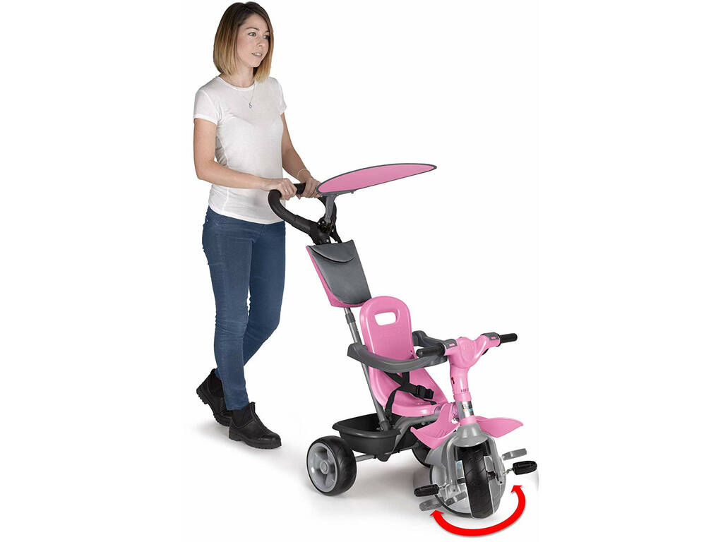 Tricycle Baby Plus Musique Rose Famosa 800012132 