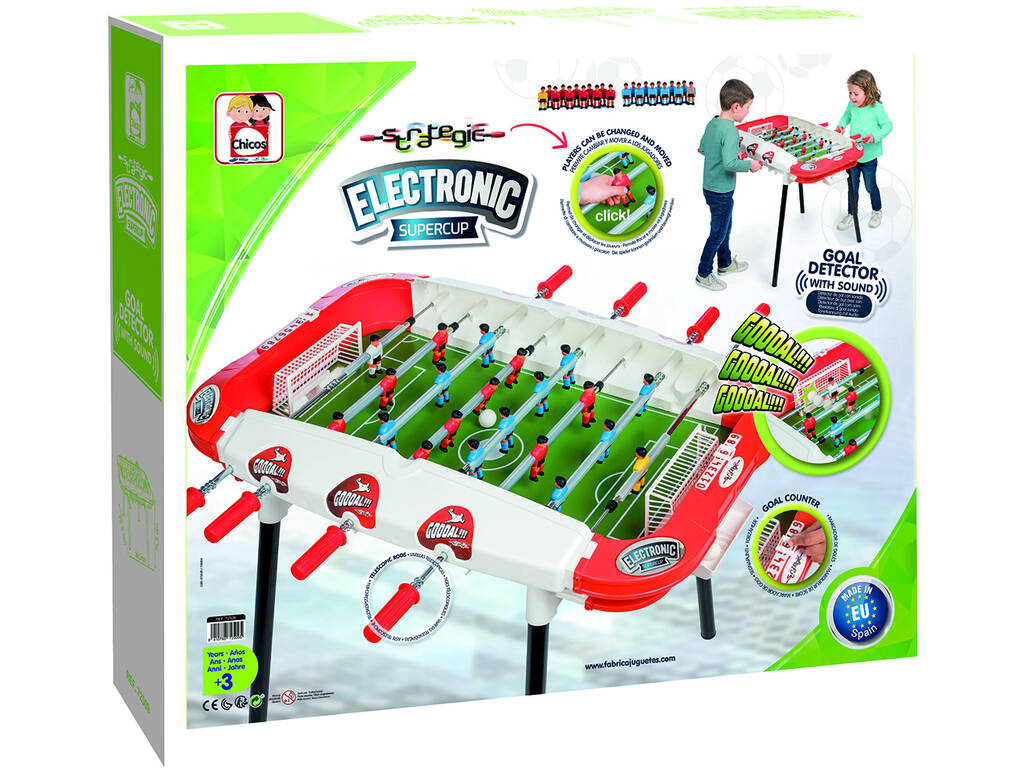 Futebol de mesa Strategic Supercup Electronic Chicos 72509