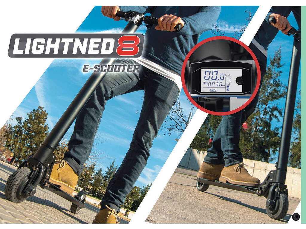 Patim E-Scooter Lightned 8a Ninco NH33019
