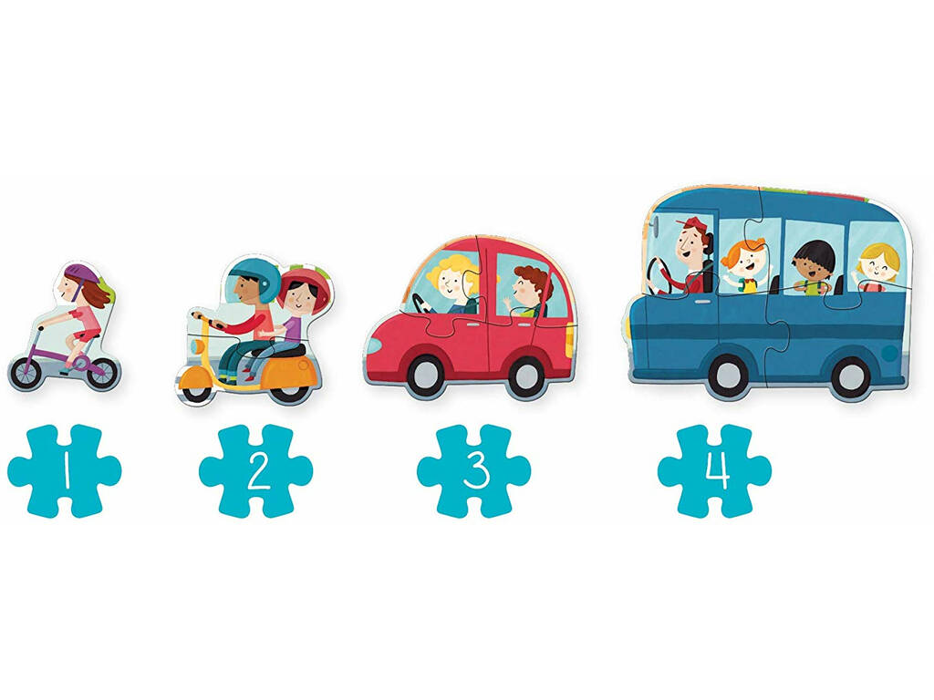 Puzzle XXL Véhicules Goula 453428