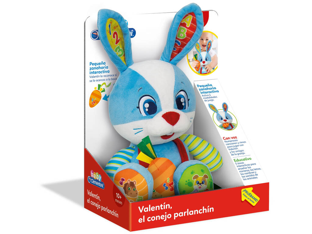 Valentin Le Lapin Parlant Clementoni 55320