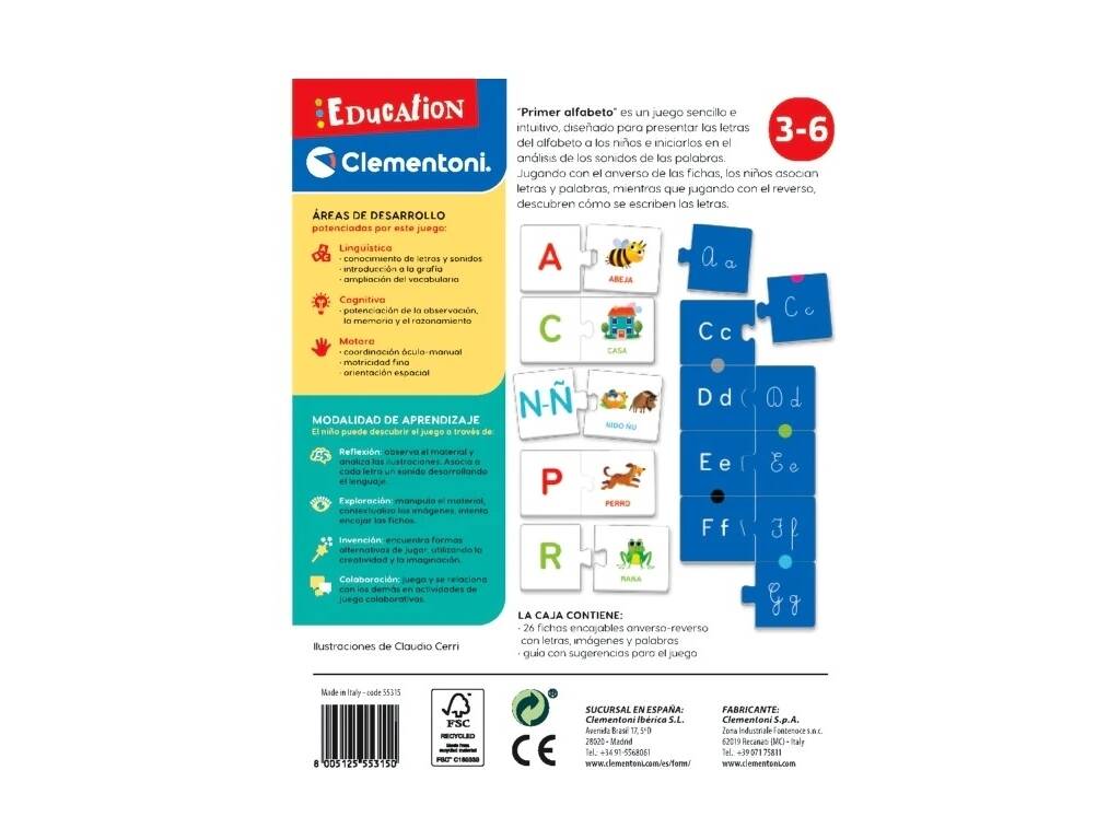 Alfabeto tutto mio Clementoni 55315
