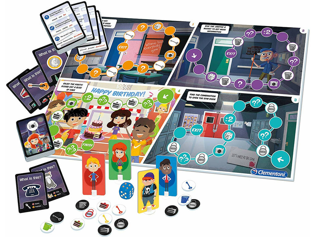 Aprenda a brincar Mistery English Clementoni 55227
