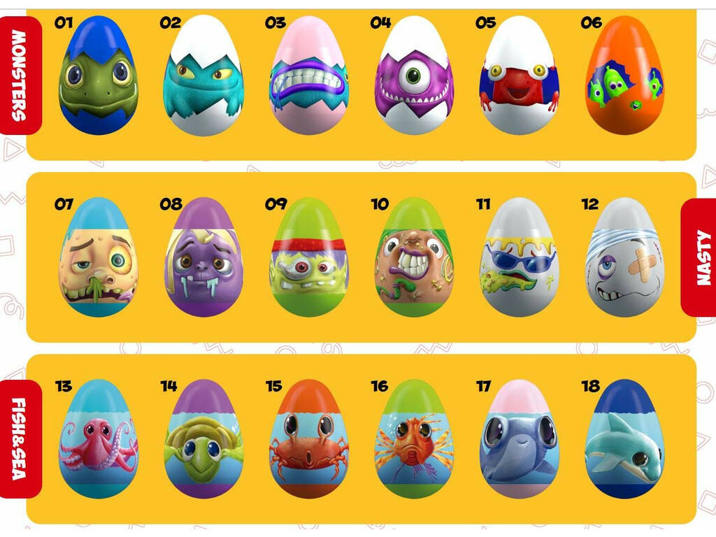 Egg´Z World Envelope avec 2 Egg´Z Panini 3826B2E