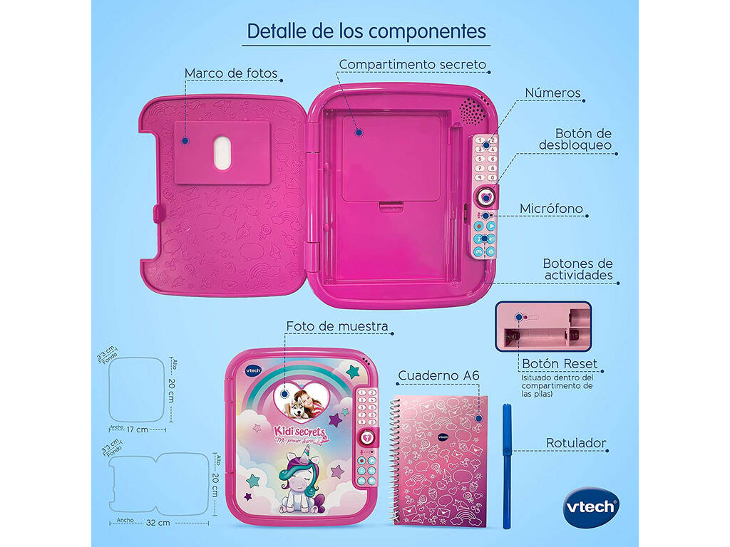 Kidisecrets Meu Primeiro Diário Vtech 193022