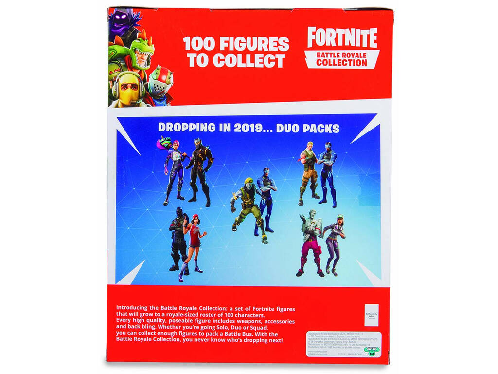 Fortnite Blister 4 Figure 5 cm. Personaggi Edizione Limitata Giochi Preziosi FRT14000
