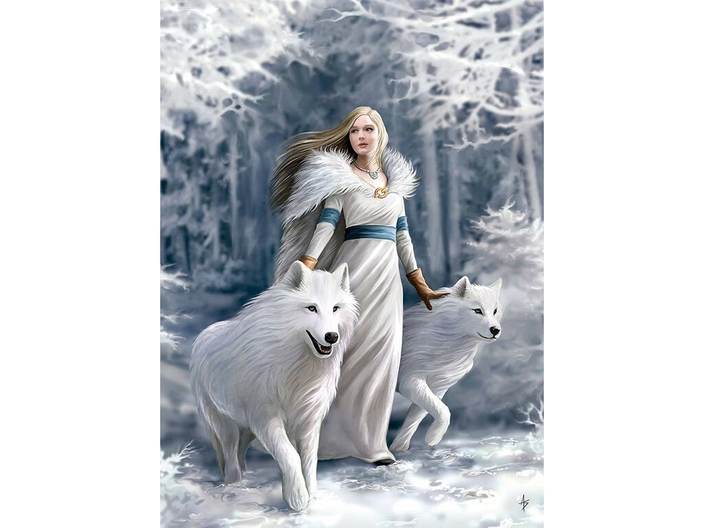 Puzzle 1000 Anne Stokes Winter Guardians Clementoni 39477