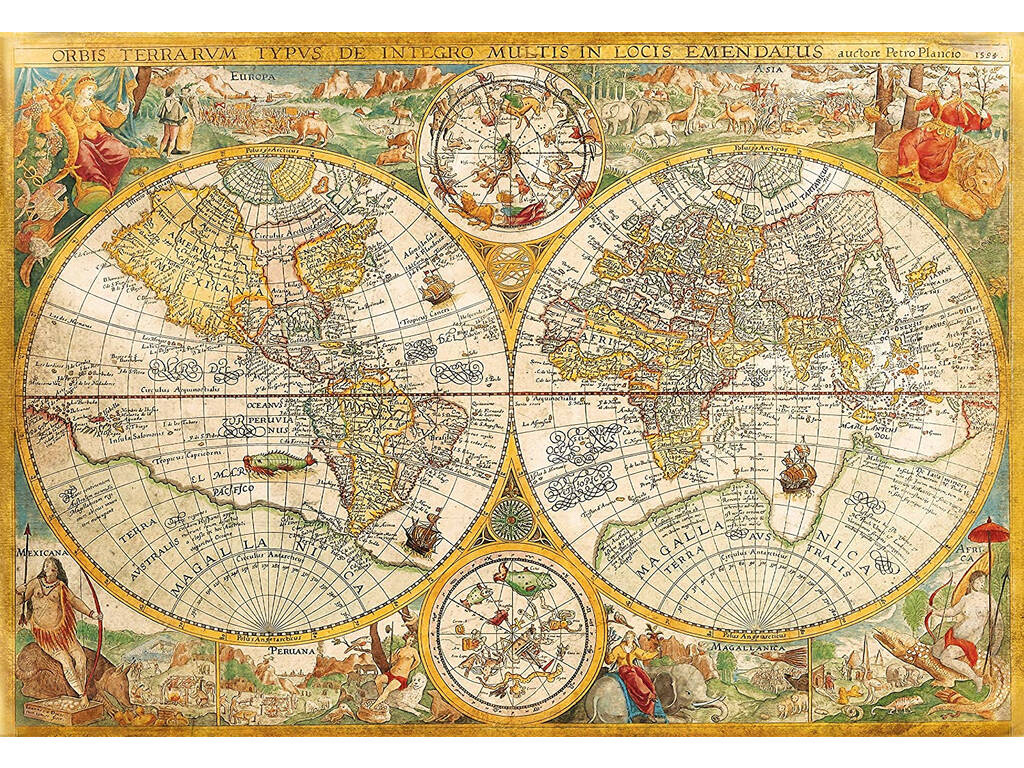 Ancient map - 2000 pezzi - High Quality Collection Clementoni 32557