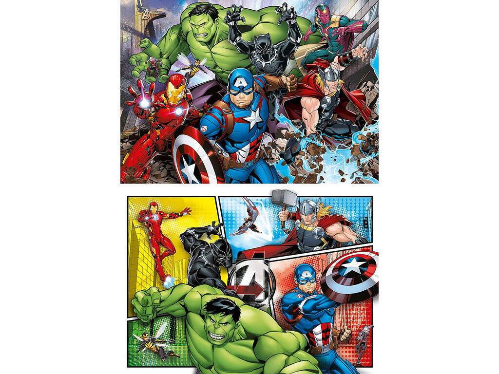 Puzzle 2x60 Avengers Clementoni 21605