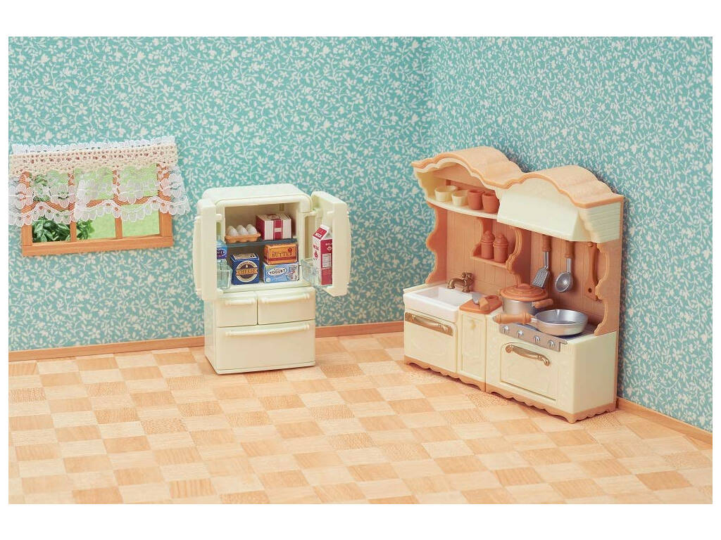Sylvanian Families Set Cozinha Epoch Para Imaginar 5341