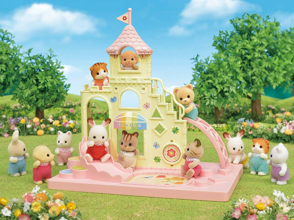 Sylvanian Families Terrain de Jeu Château pour Bébés Epoch Para Imaginar 5319