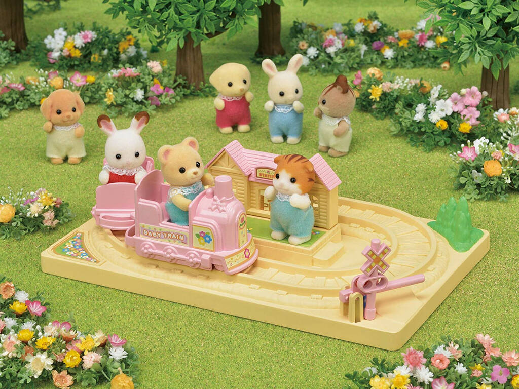 Sylvanian Families Treno Choo-Choo Bambini Epoch Per Immaginare 5320