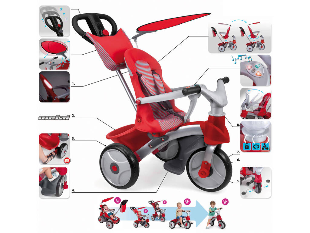 Triciclo Baby Trike Easy Evolution