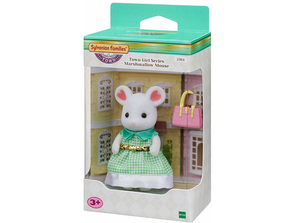 Sylvanian Families Town Set Stephanie Topolina Marshmallow Epoch Per Immaginare 5364
