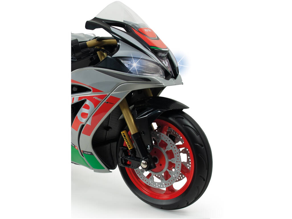 Moto Aprilia RSV 12v. con Luces y Sonidos Injusa 64900