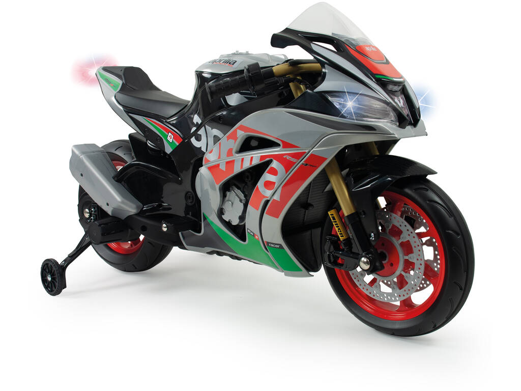 Moto Aprilia RSV 12v. con Luces y Sonidos Injusa 64900