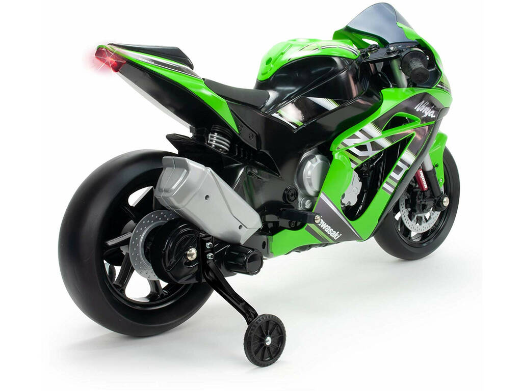 Moto Batería Kawasaki ZX10 Ninja 12V. con Luces y Sonidos Injusa 6495