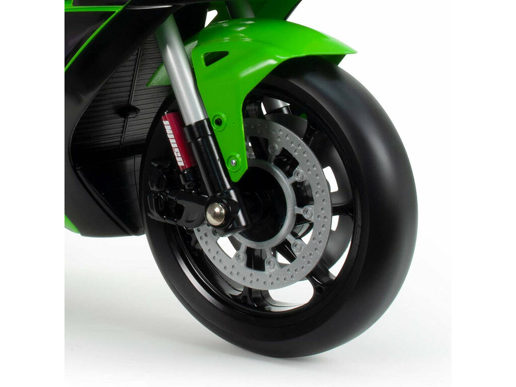 Moto Batería Kawasaki ZX10 Ninja 12V. con Luces y Sonidos Injusa 6495