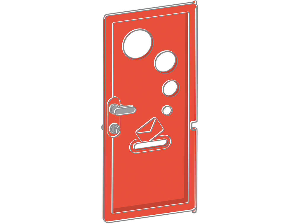 Accessorio Casa Jura Lodge II Porta Smoby 810905