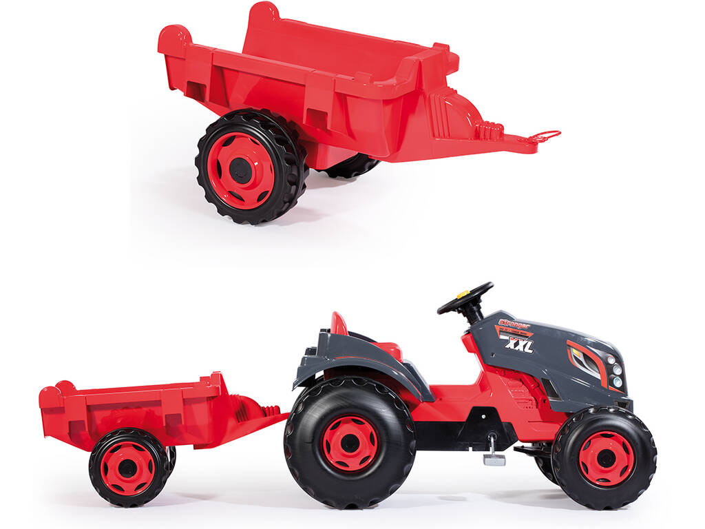 Trattore Stronger XXL con Rimorchio Smoby 710200