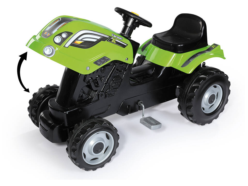 Trator Farmer XL Verde Com Reboque Smoby 710111