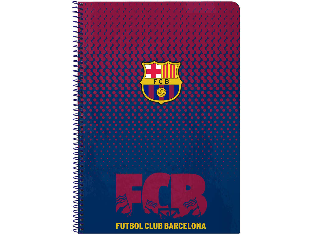 Taccuino Foglio Copertina Rigida 80 h. FCB Safta 511825066