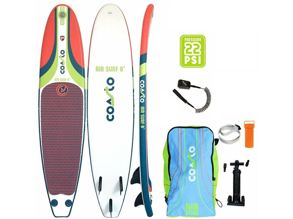 Planche de Surf Gonflable Coasto Air Surf 8 244x57 cm. Poolstar PB-CAIRS8A 