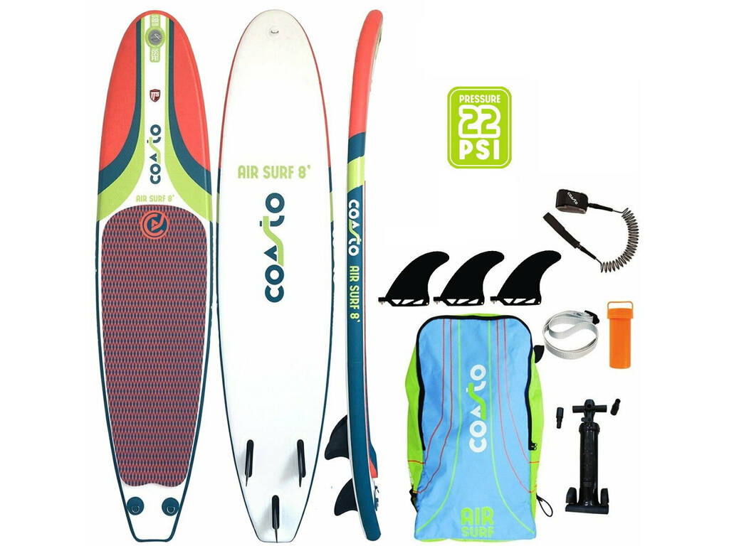 Planche de Surf Gonflable Coasto Air Surf 8 244x57 cm. Poolstar PB-CAIRS8B
