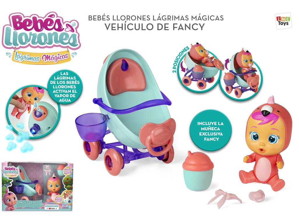 Bebè Piagnucoloni Lacrime Magiche Veicolo Di Fancy IMC Toys 97957