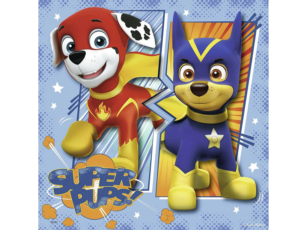 Puzzle Paw Patrol 3x49 Pezzi Ravensburger 8036