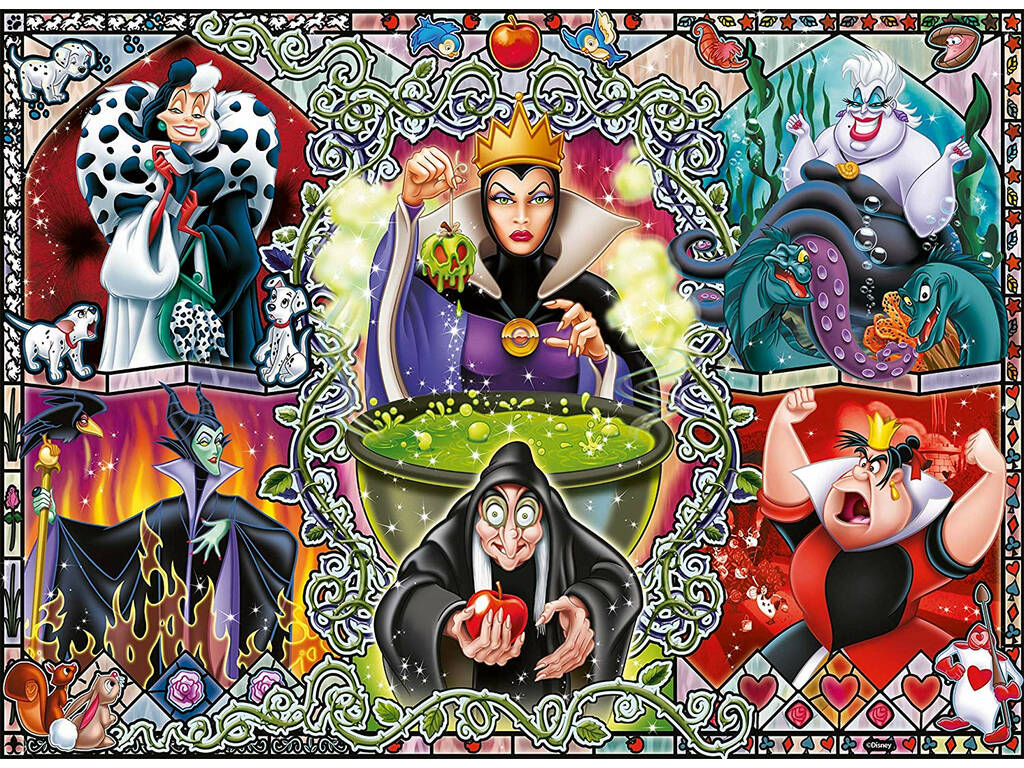 Puzzle Méchantes de Disney 1.000 Pièces Ravensburger 19252
