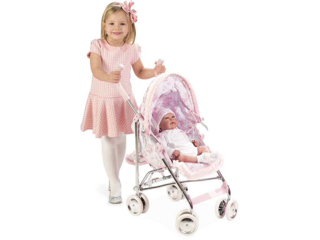 Chariot de Poupée avec Capote Valentina Arias 40443