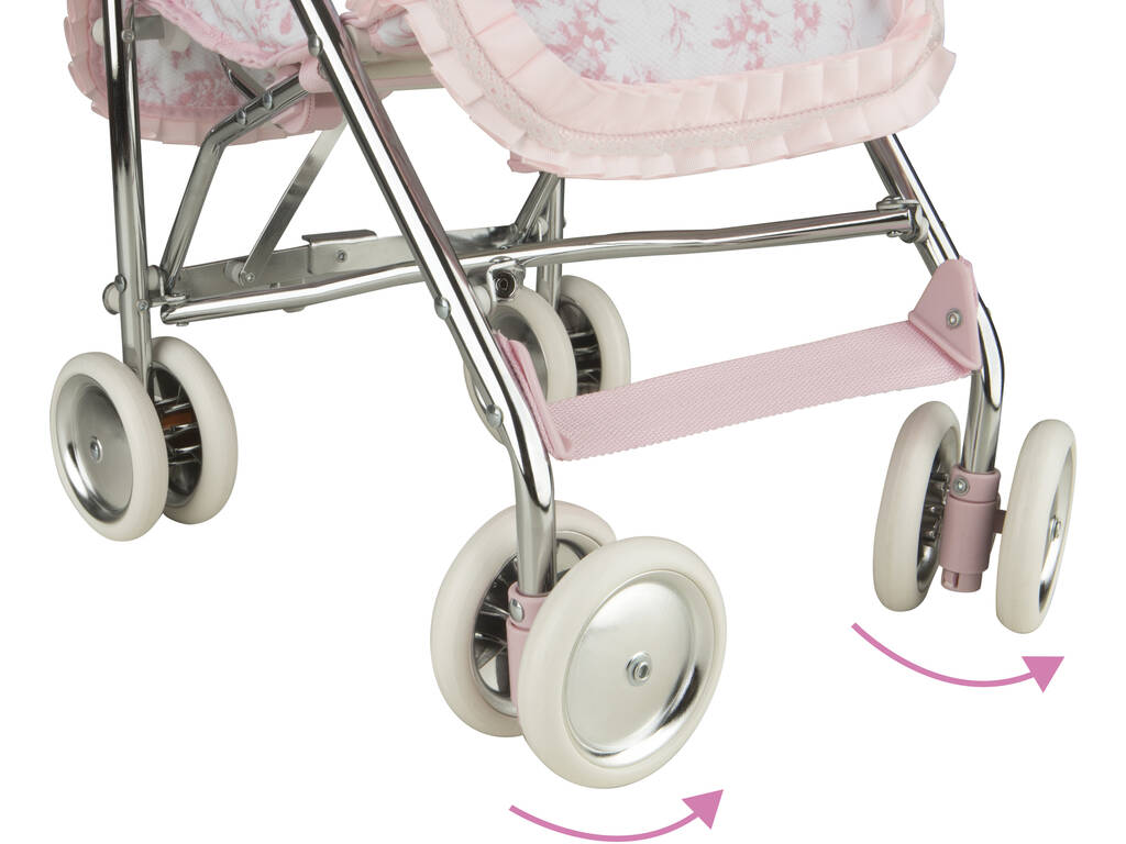 Chariot de Poupée avec Capote Valentina Arias 40443