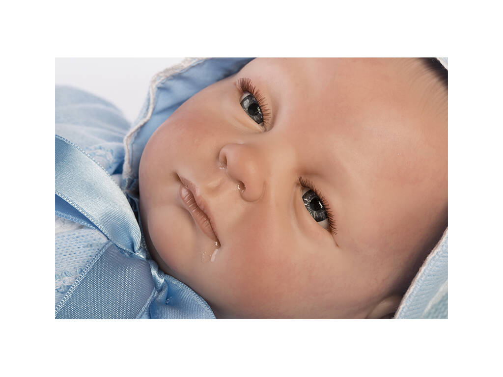 Bambola Reborn 52 cm. Abito Pelele Blu Berbesa 5305