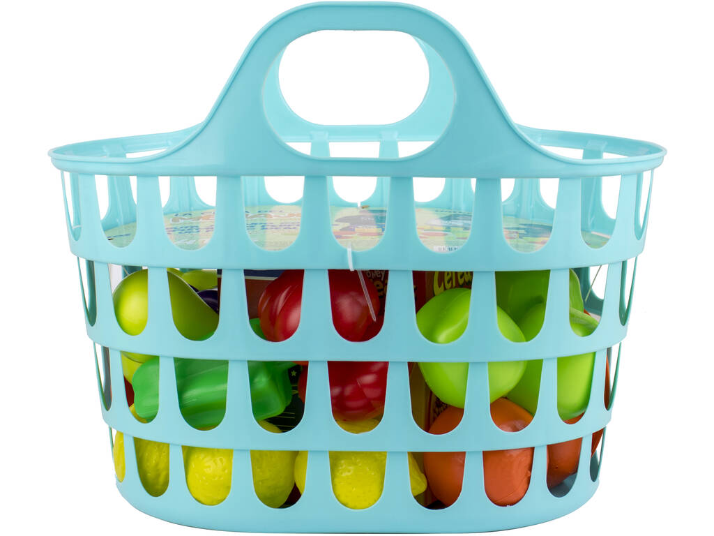 Panier de vaisselle avec 41 pièces