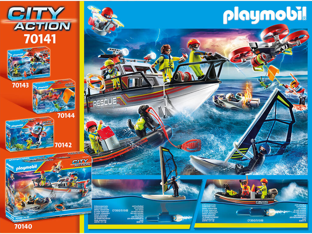 Playmobil Sea Rescue Polar Rescue avec bateau 70141
