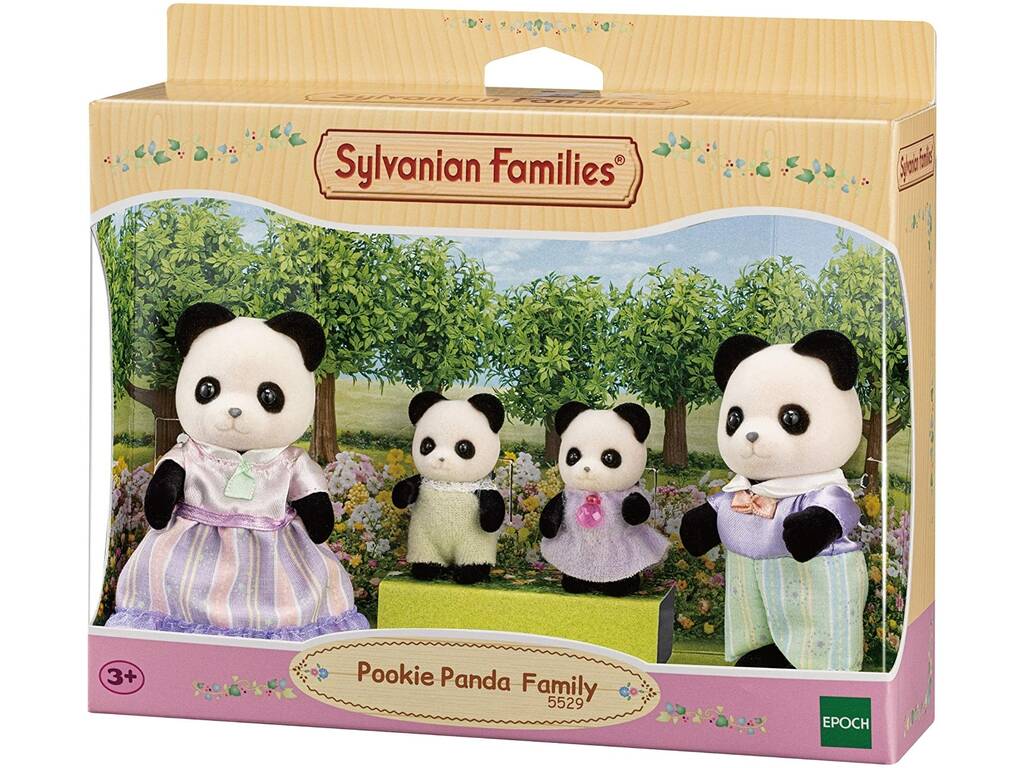 Sylvanian Families Famiglia Panda Pookie Epoch Para Imaginar 5529