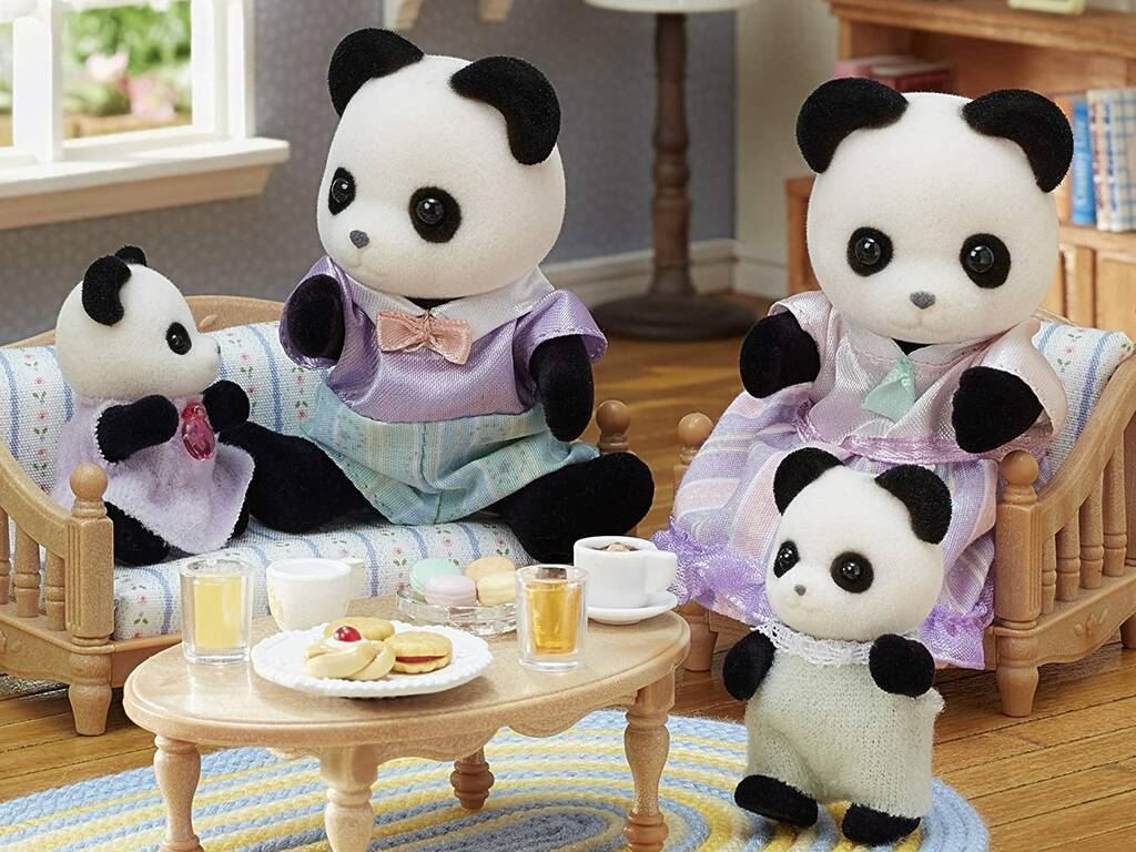 Sylvanian Families Famiglia Panda Pookie Epoch Para Imaginar 5529