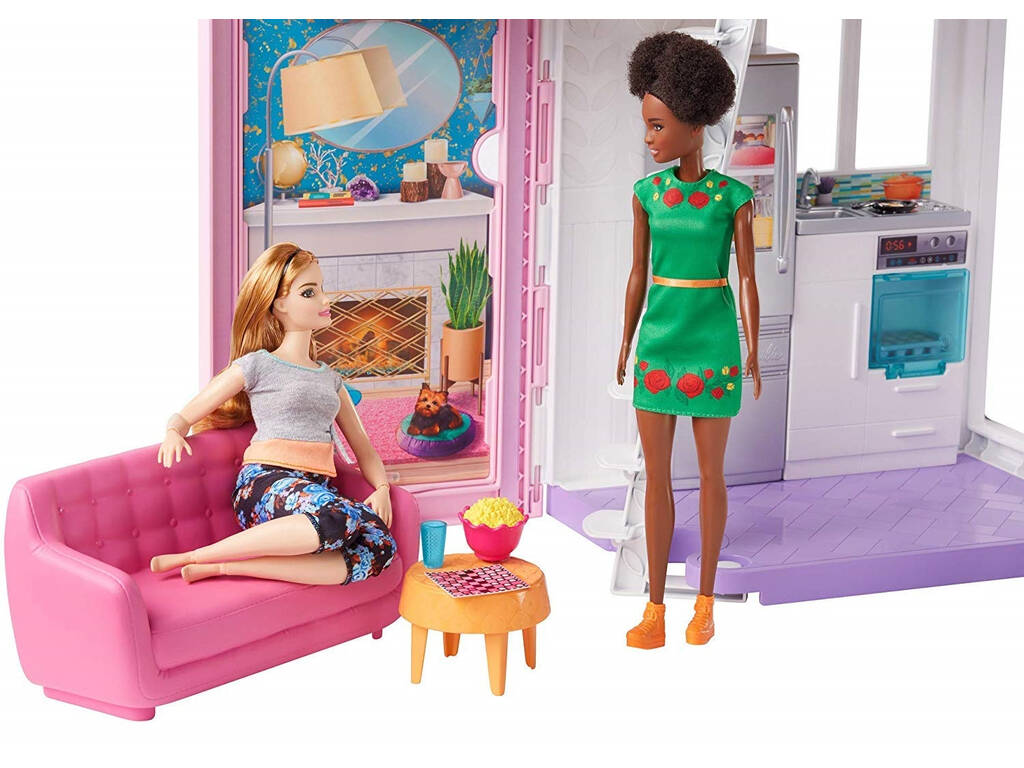 Barbie Casa Malibú com Acessórios Mattel FXG57