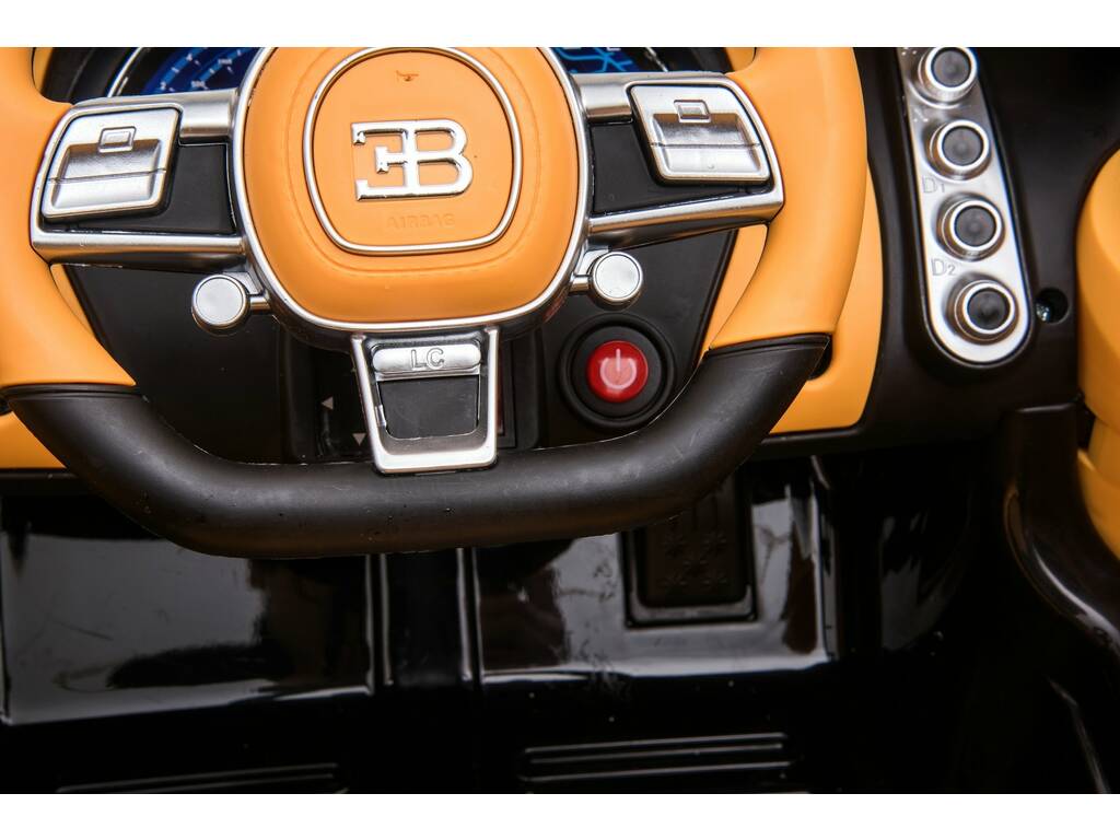 Auto Batteria Bugati Chiron 12 V. 2.4 GHZ
