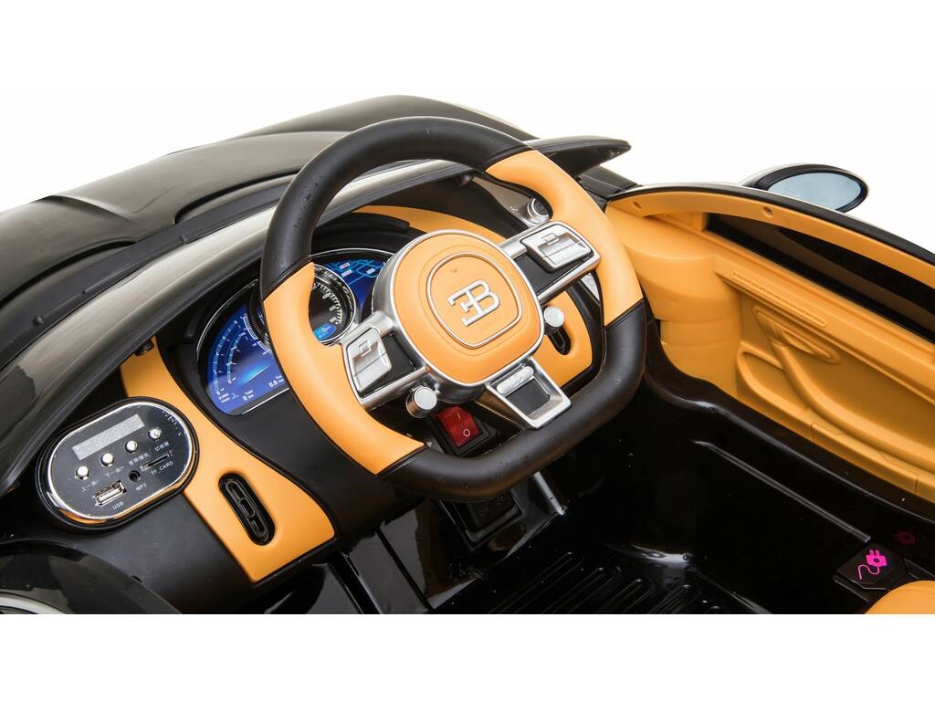 Auto Batteria Bugati Chiron 12 V. 2.4 GHZ