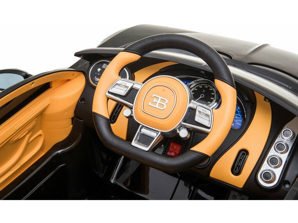 Auto Batteria Bugati Chiron 12 V. 2.4 GHZ