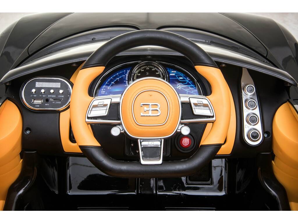 Auto Batteria Bugati Chiron 12 V. 2.4 GHZ