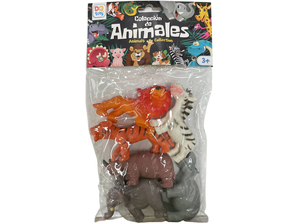 Set 6 Animales Selva 10 cm.